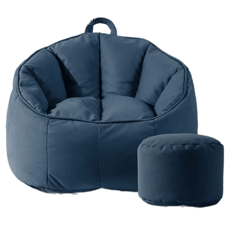 Fauteuil Pouf Ado et Repose-Pied