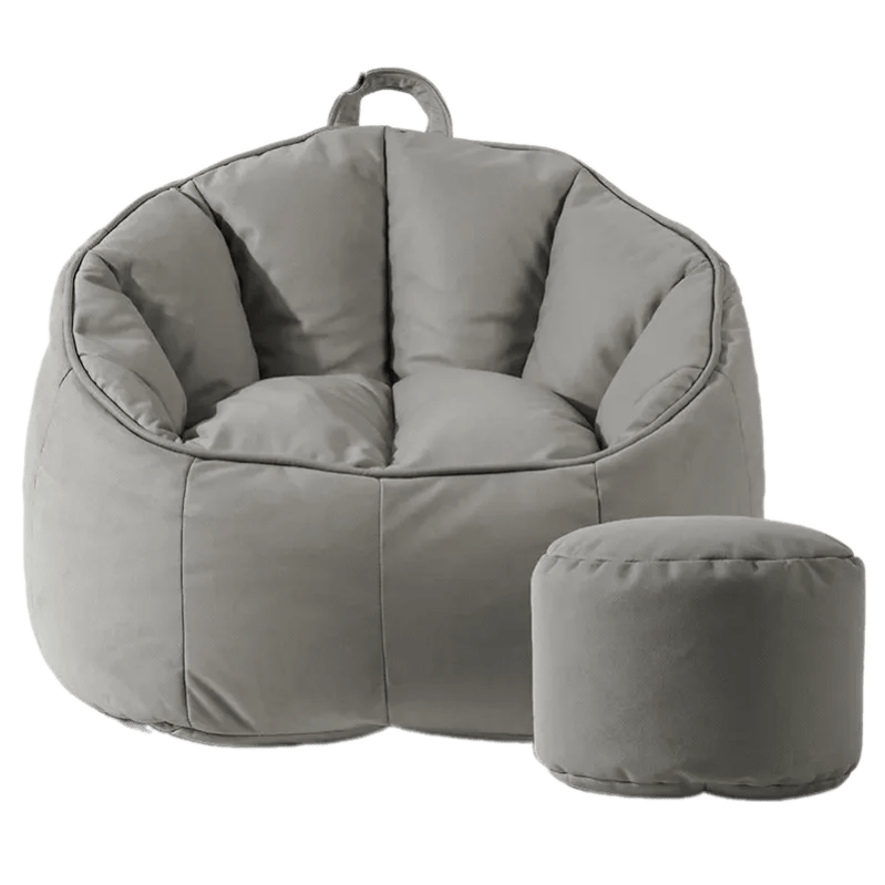 Fauteuil Pouf Ado et Repose-Pied