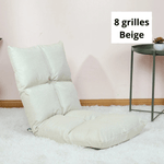 Charger l&#39;image dans la galerie, Fauteuil Pouf de Sol 8 Grilles Beige
