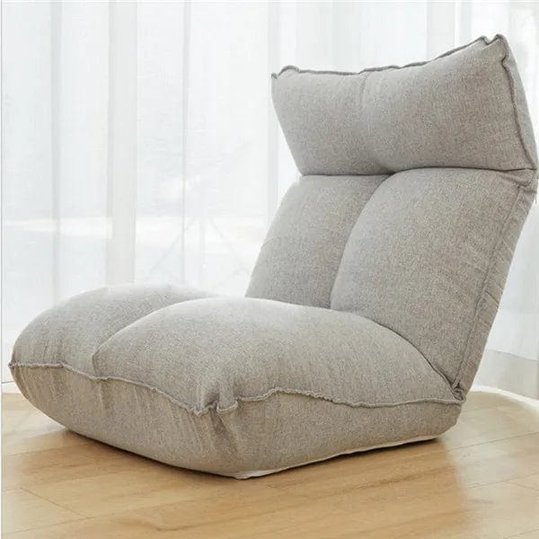 Fauteuil Pouf Lounge Gris