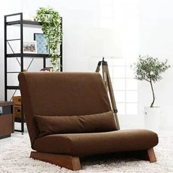 Fauteuil Pouf Marron