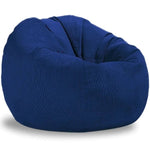 Charger l&#39;image dans la galerie, Pouf Poire Velours Côtelé Bleu
