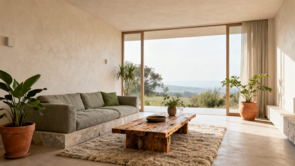 Les grandes tendances déco 2026 pour un habitat apaisant et responsable sans aucun texte