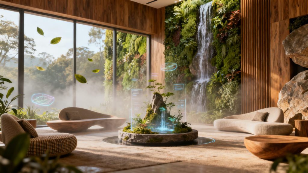 La biophilie augmentée : la prochaine grande tendance en 2027 pour l'aménagement intérieur sans aucun texte