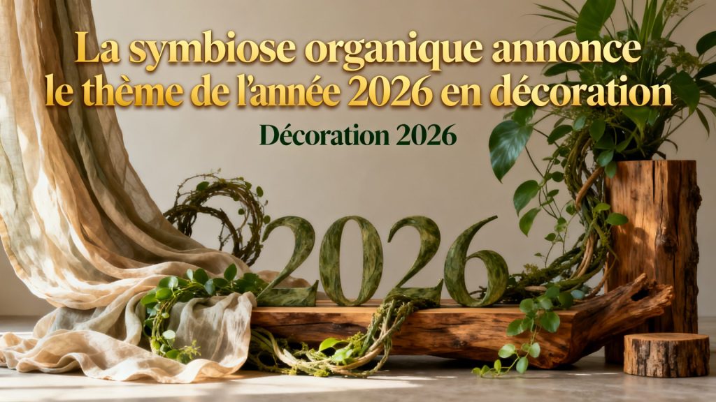La symbiose organique annonce le thème de l'année 2026 en décoration. 