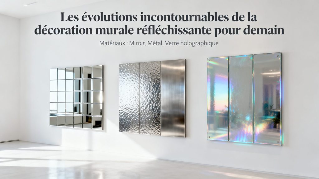 Les évolutions incontournables de la décoration murale réfléchissante pour demain. 