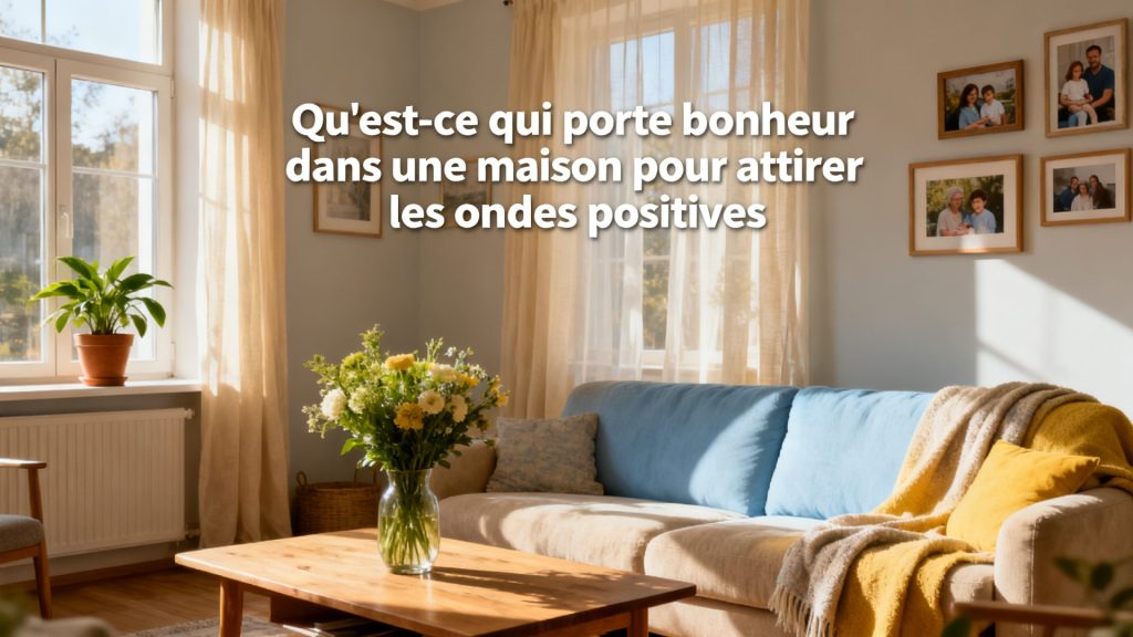Qu'est-ce qui porte bonheur dans une maison pour attirer les ondes positives avec texte