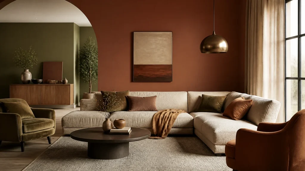 Tendances couleurs déco 2026 : Les teintes à adopter pour un intérieur chaleureux